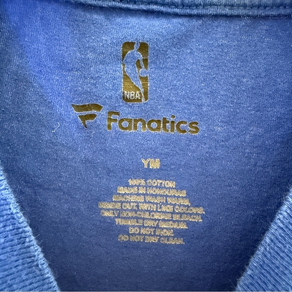 Fanatics Steph Curry Golden State Warriors Blue Graphic T-Shirt  Youth M Casual - Picture 5 of 7